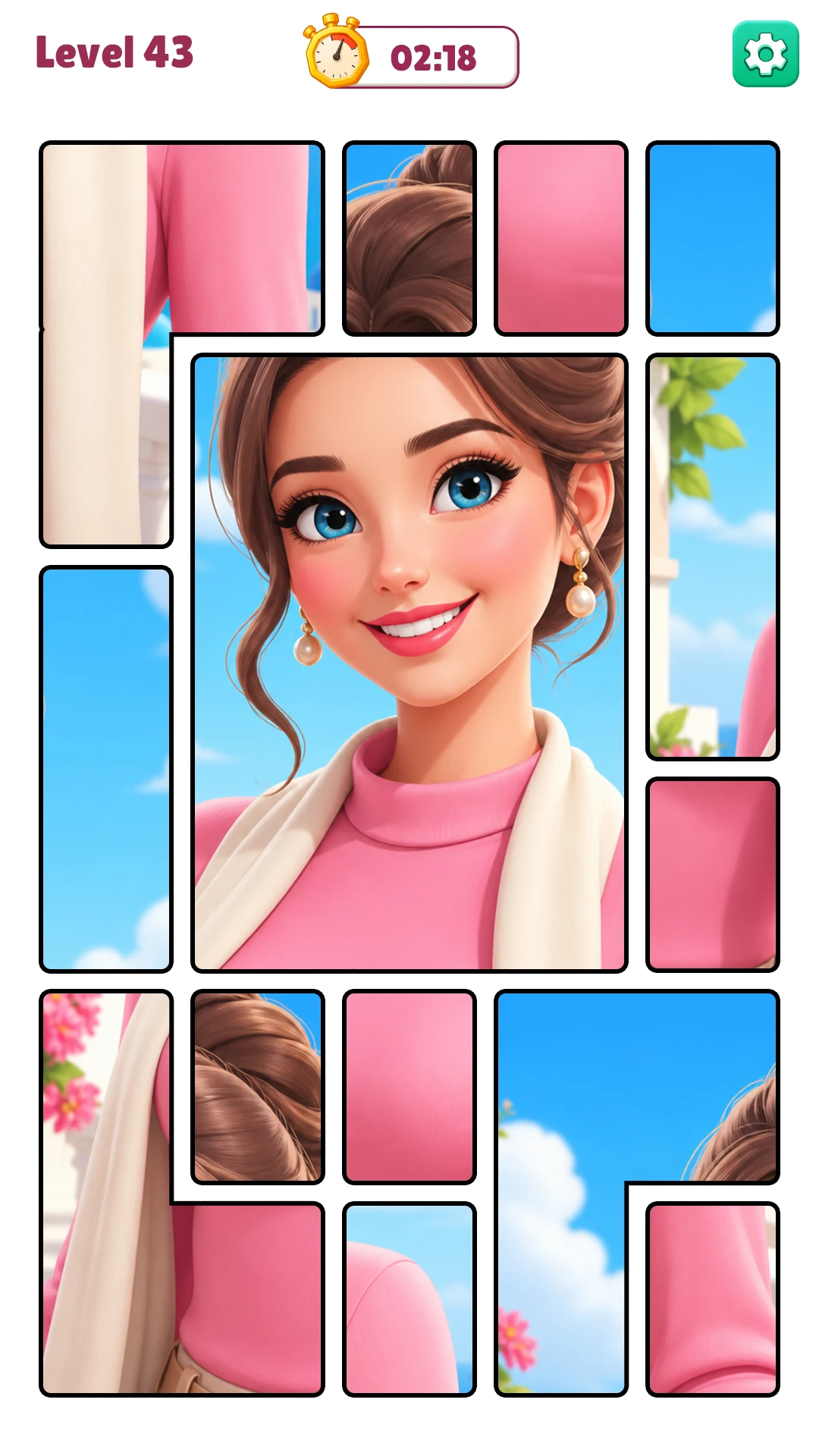 Jigsaw Solitaire Makeover Card screenshot
